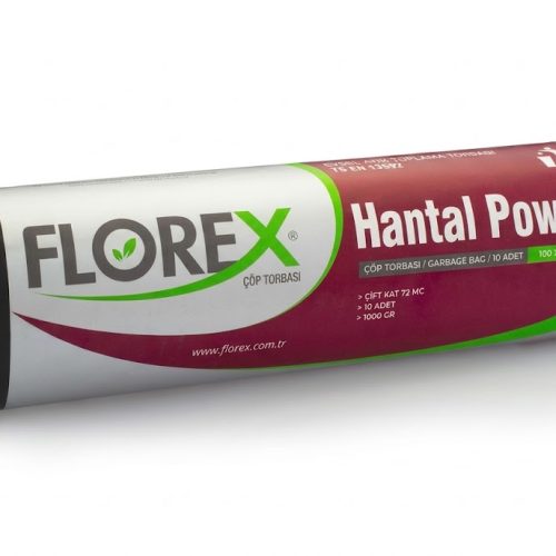 Florex 150x100 cm Endüstriyel Çöp Torbası - Hantal Power 1000 gr 10 Rulo