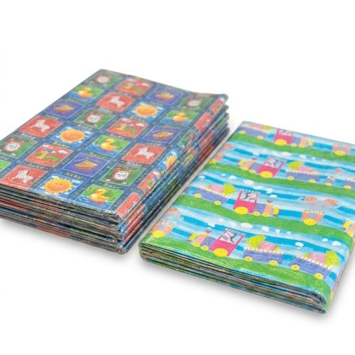 50x70 cm Desenli Hediye Paketleme Poşeti - Çocuk & Bebek Temalı OPP Tabaka - 100 Adet
