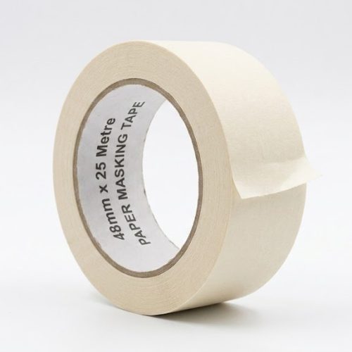 Kağıt Maskeleme Bandı 48 mm x 25 Metre Kolay Sökülür Boyacı Bandı (1 Adet)