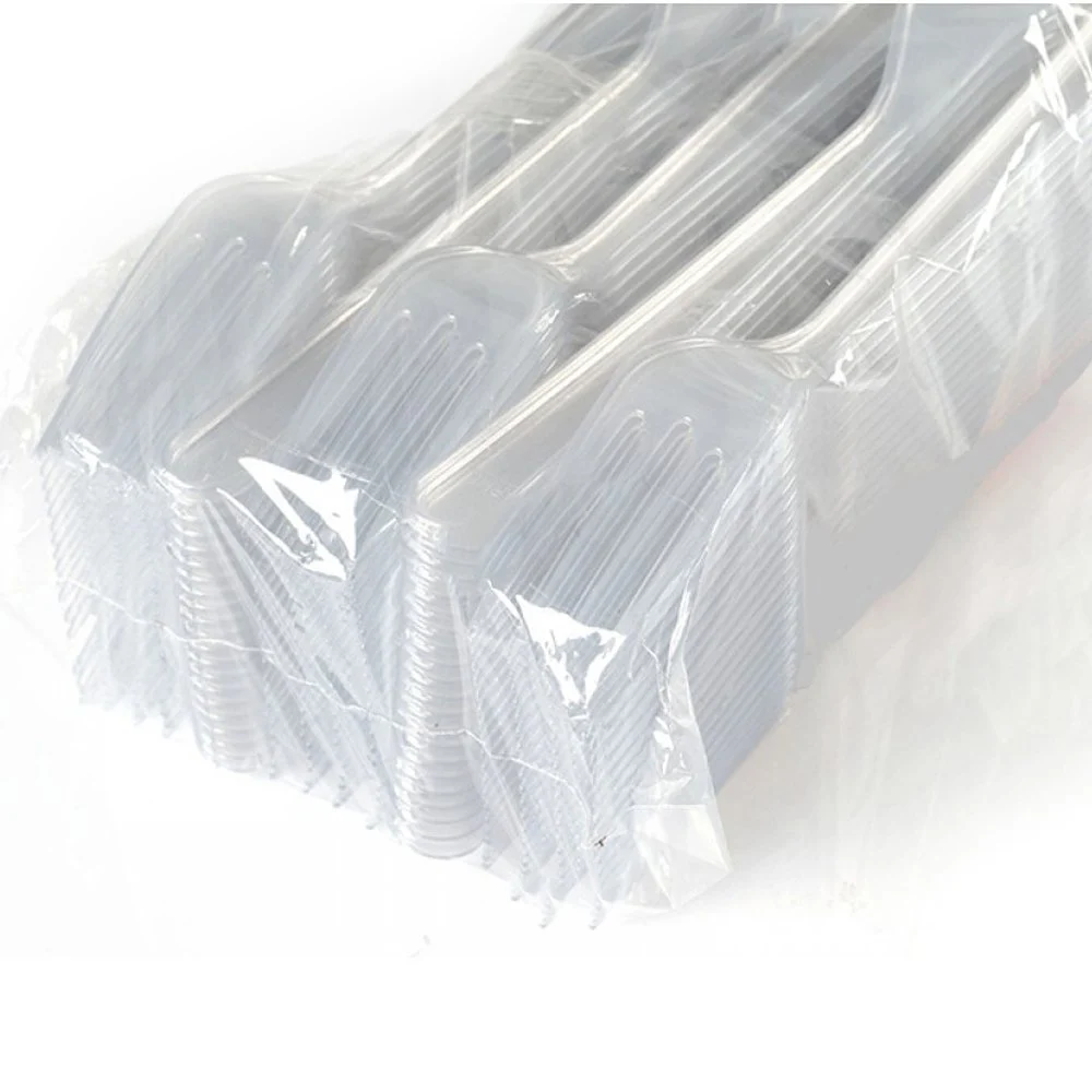 Plastik Çatal 100’lü Paket Tek Kullanımlık - Görsel 2