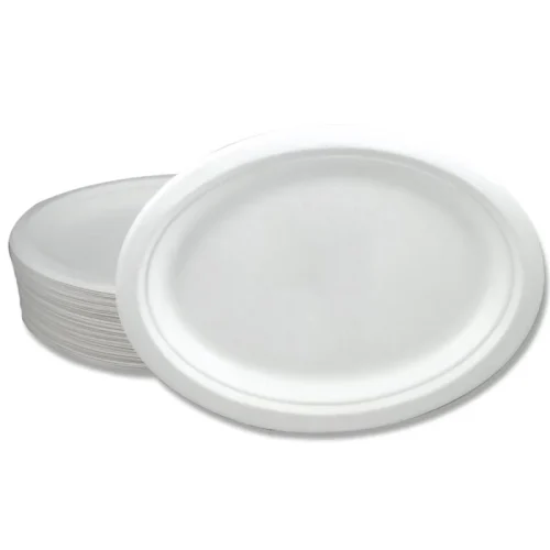 Oval Ekolojik Karton Tabak 26 Cm 25 Li