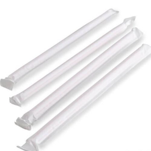 Kağıt Sargılı Pipet 19 cm 200'lü 1 Paket