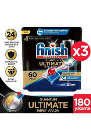 Finish Ultimate Plus Bulaşık Makinesi Tableti 60'lı 3 Paket
