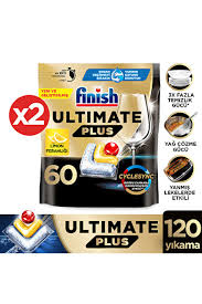 Finish Ultimate Plus Bulaşık Makinesi Tableti 60'lı 2 Paket