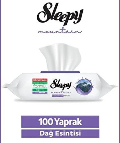 Sleepy Dağ Esintisi Yüzey Temizlik Havlusu 100 Yaprak 1 Paket