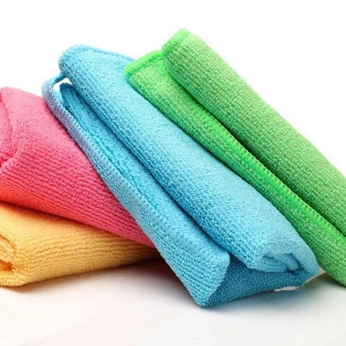 Mikrofiber Temizlik Bezi 50×70 cm Büyük Boy Karışık Renk 5 Adet